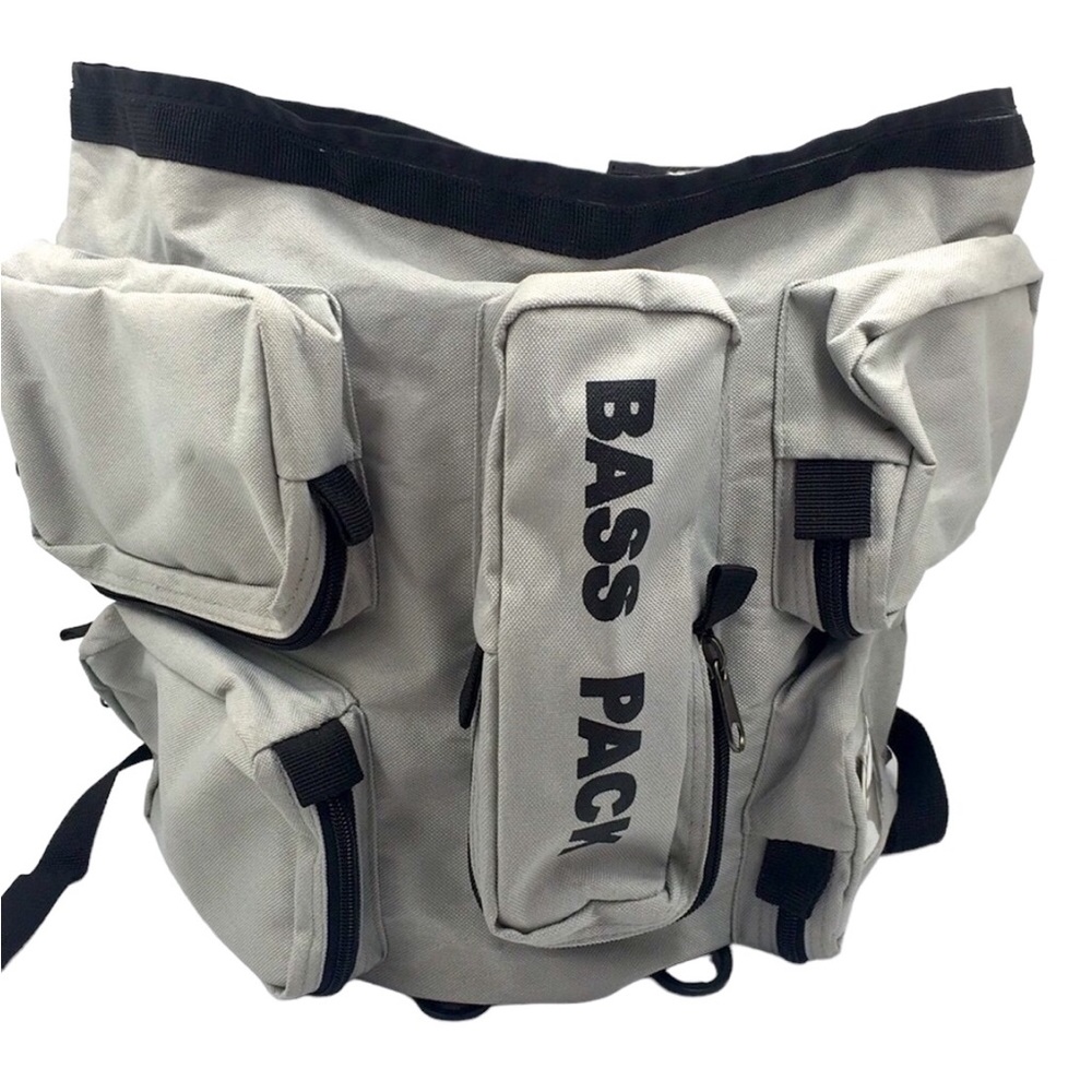 Bass Pack🎒Gray & Black Backpack
